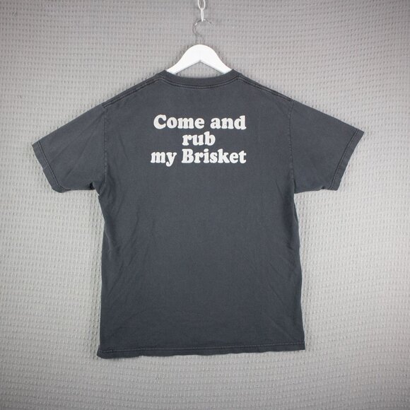 Vintage Sloppy Hogg " Come and Rub My Brisket " Faded Tee - Picture 3 of 8